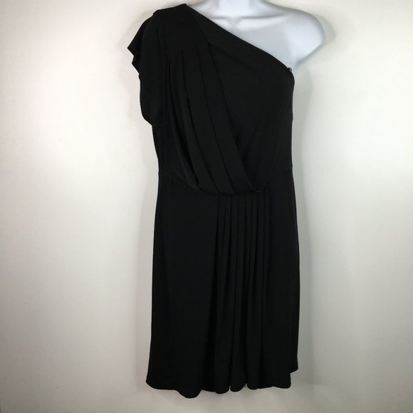 BCBGeneration Women's One Shoulder Drape Dress - Picture 2 of 10